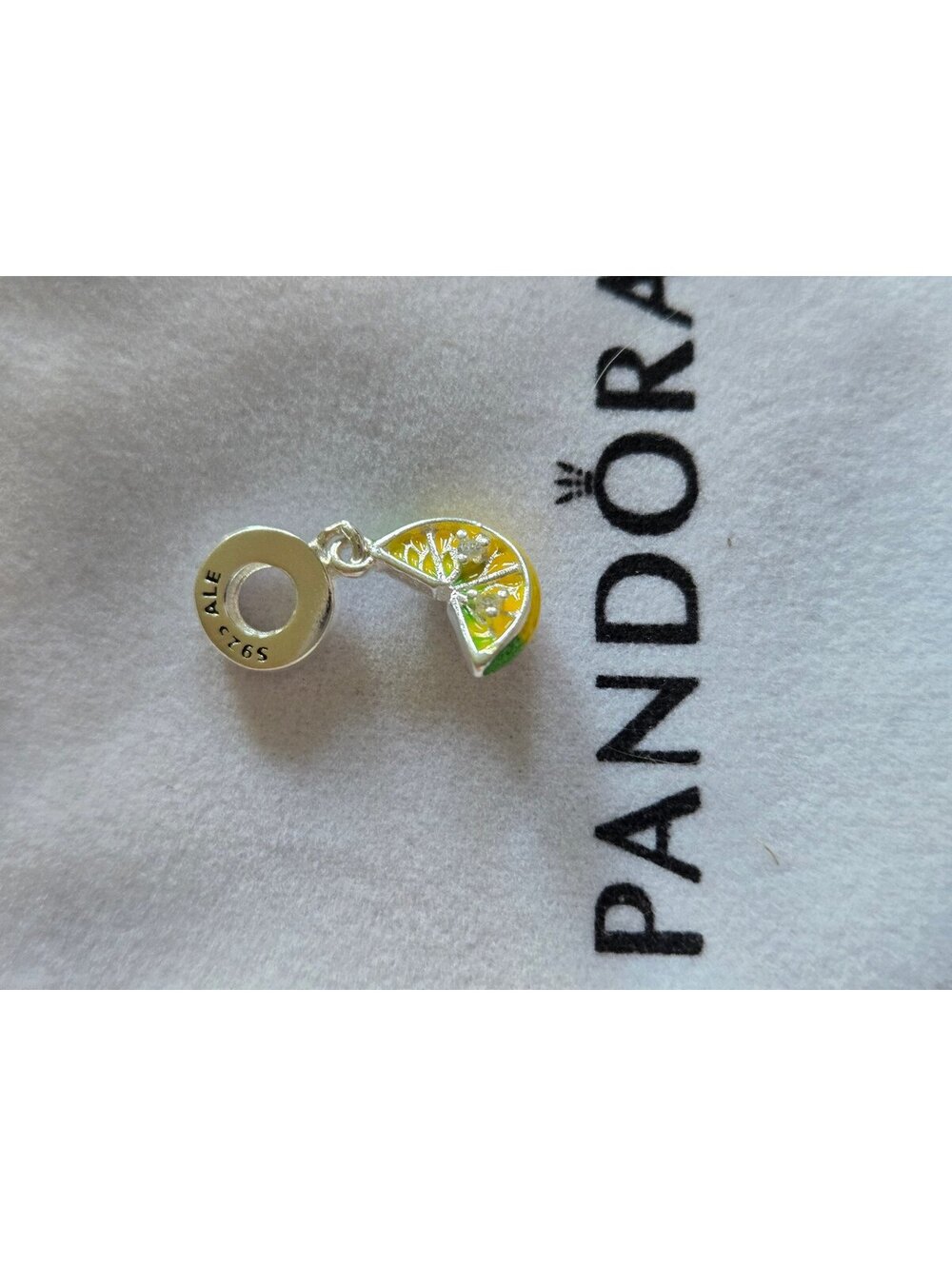 Pandora charm s925 ale lemon orange fruit
